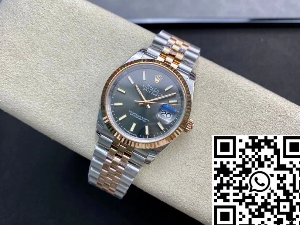 Rolex Gold Datejust EW 637 Rose Sleek Factory M126231-0013 0817